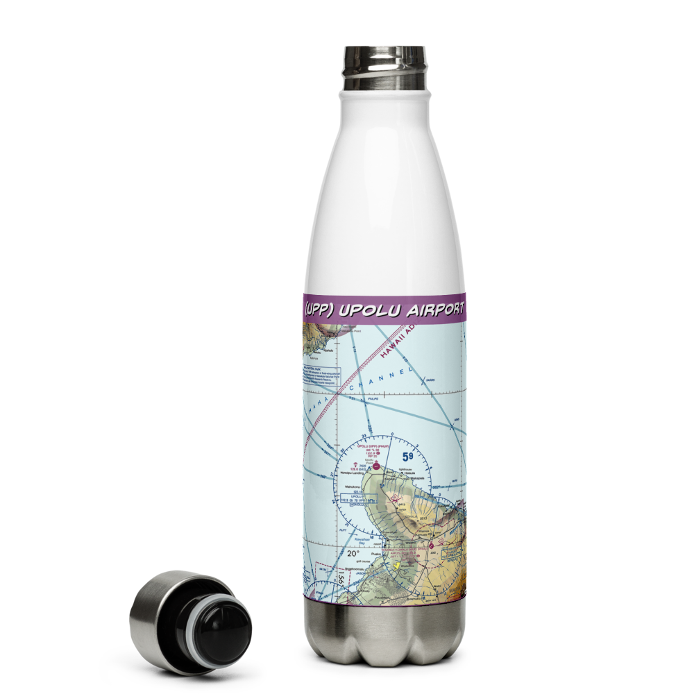 Upolu Airport (UPP) VFR Sectional Water Bottle 
