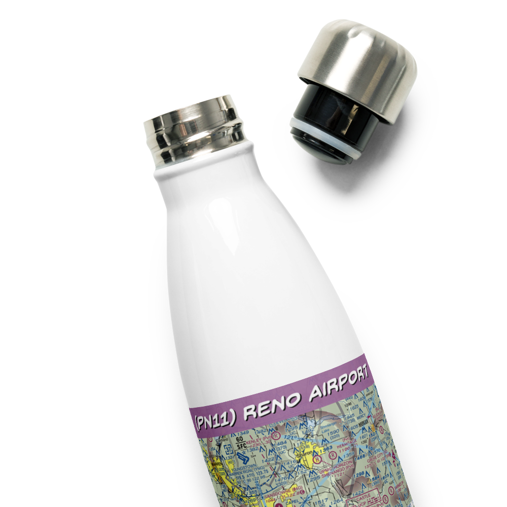 Reno Airport (PN11) VFR Sectional Water Bottle 
