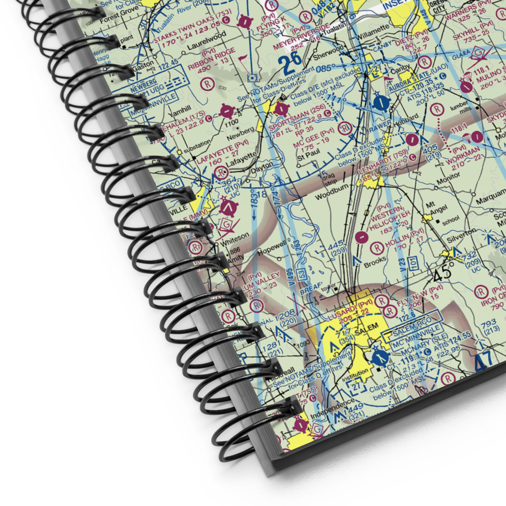 Wiley's Seaplane Base (2OG3) VFR Sectional Notebook 