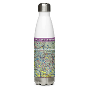 Misty Hill Farm Airport (PN14) VFR Sectional Water Bottle