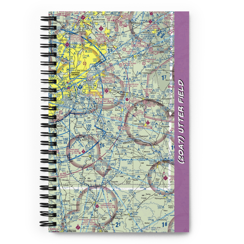 Utter Field (2OA7) VFR Sectional Notebook 