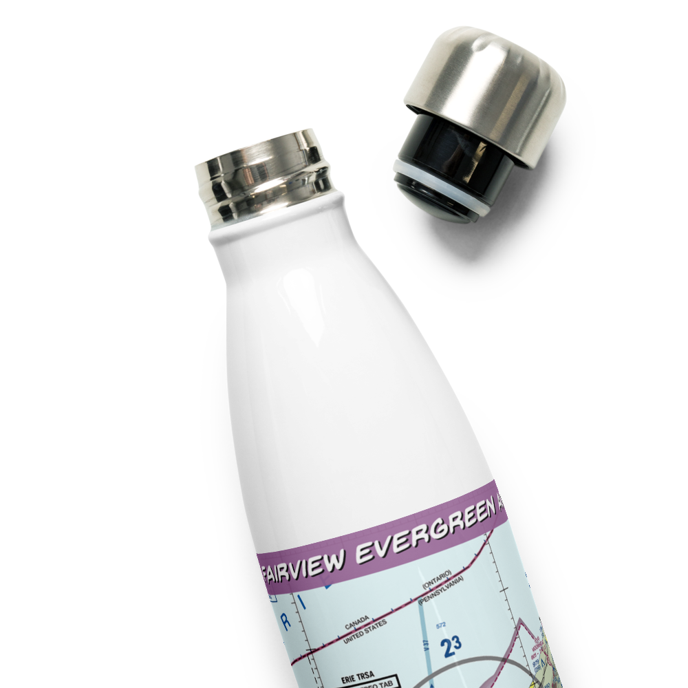 Fairview Evergreen Airport (PN18) VFR Sectional Water Bottle 