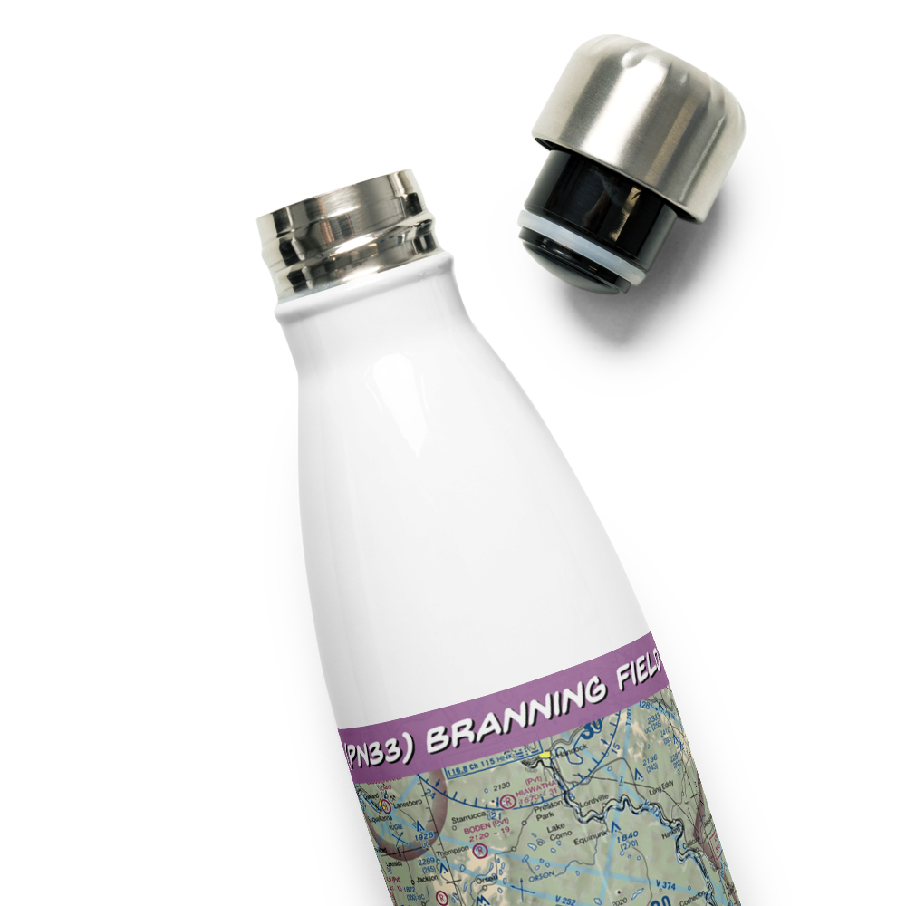 Branning Field (PN33) VFR Sectional Water Bottle 