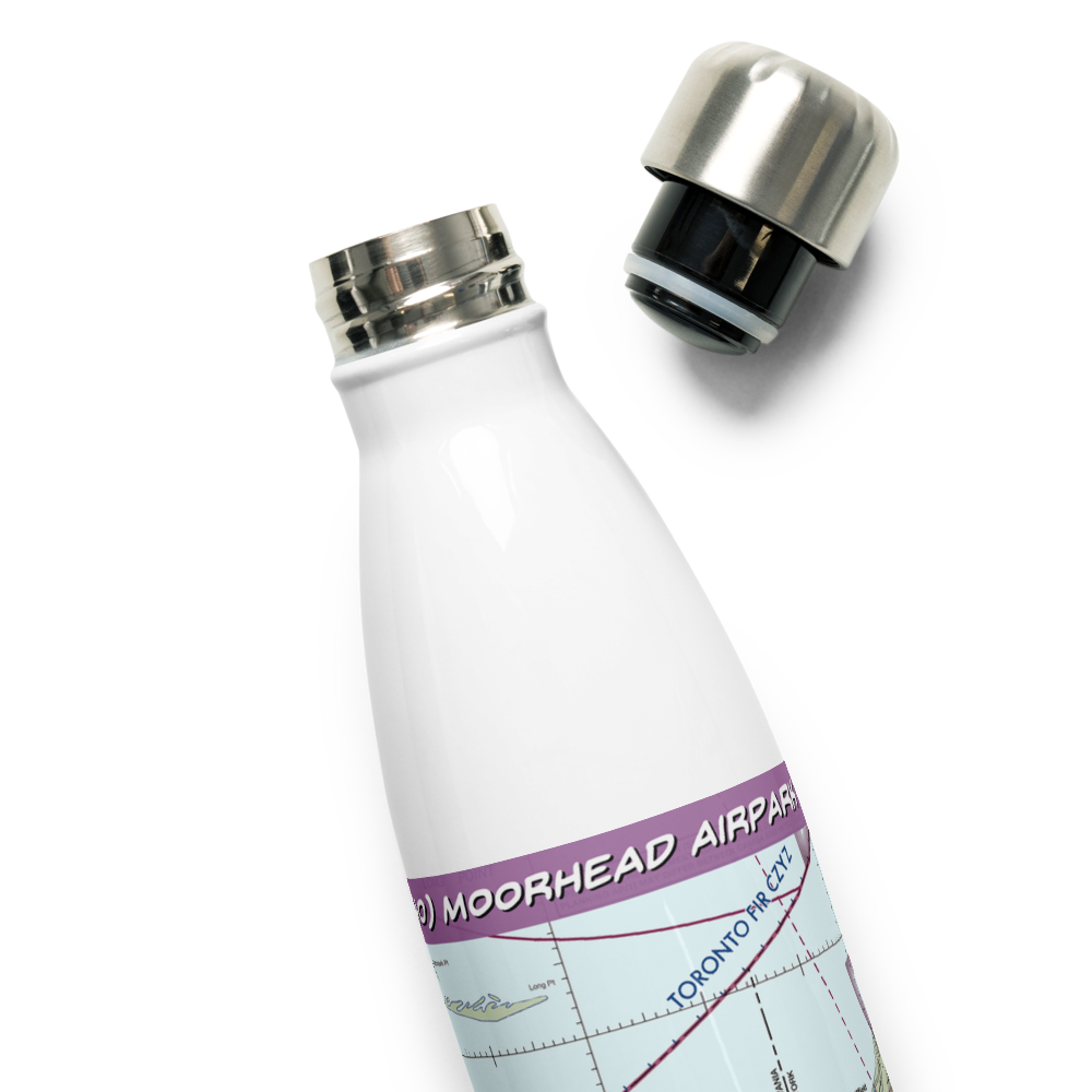 Moorhead Airpark LLC (PN40) VFR Sectional Water Bottle 