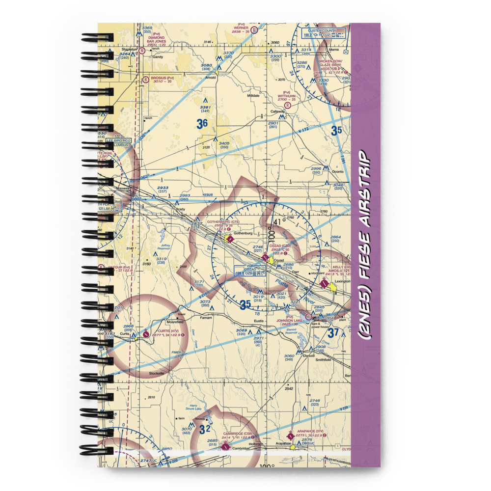 Fiese Airstrip (2NE5) VFR Sectional Notebook 