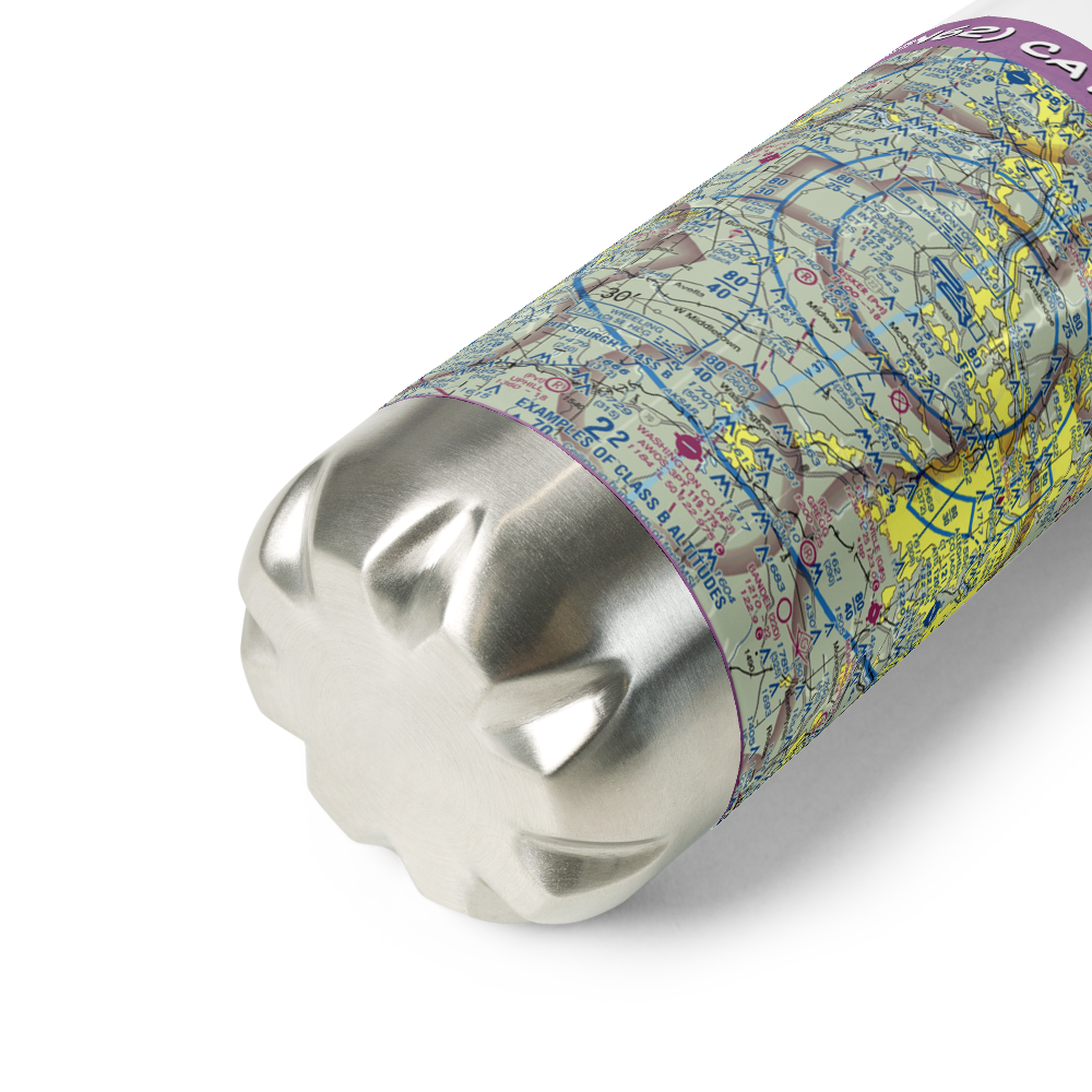 Cataney Airport (PN62) VFR Sectional Water Bottle 