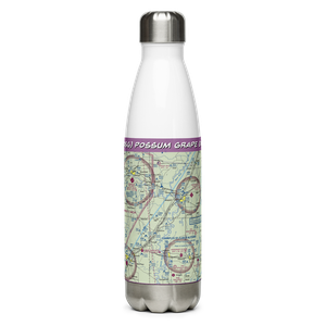 Possum Grape Exit (POSG) VFR Sectional Water Bottle