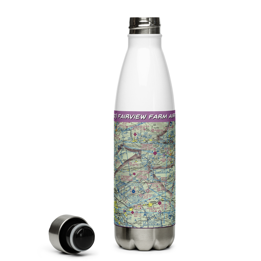 Fairview Farm Airfield (PS20) VFR Sectional Water Bottle 
