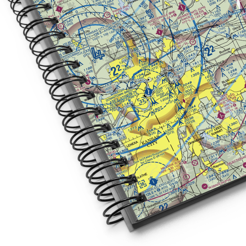 Northwood Airport (2MO2) VFR Sectional Notebook 