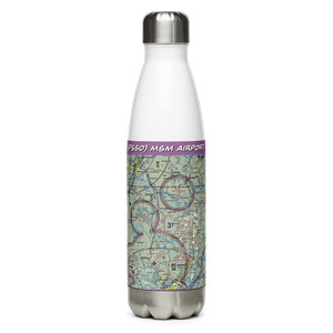 MSM Airport (PS50) VFR Sectional Water Bottle