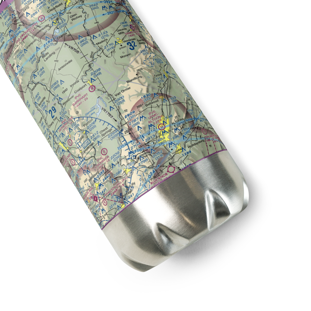 Barnhart Airport (PS69) VFR Sectional Water Bottle 