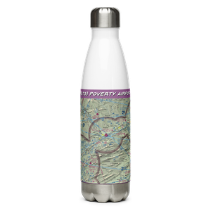 Poverty Airport (PS73) VFR Sectional Water Bottle