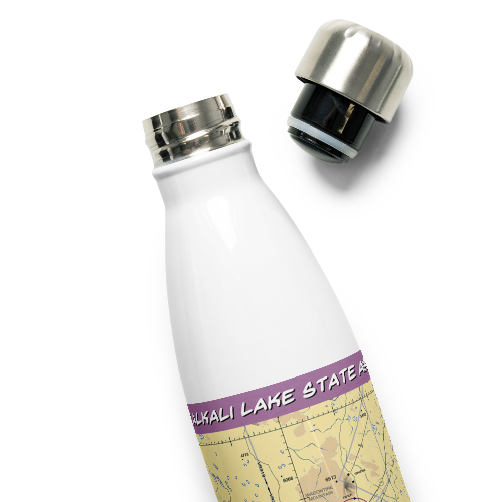 Alkali Lake State Airport (R03) VFR Sectional Water Bottle 