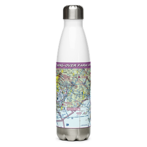 Wing-Over Farm Airport (RI07) VFR Sectional Water Bottle