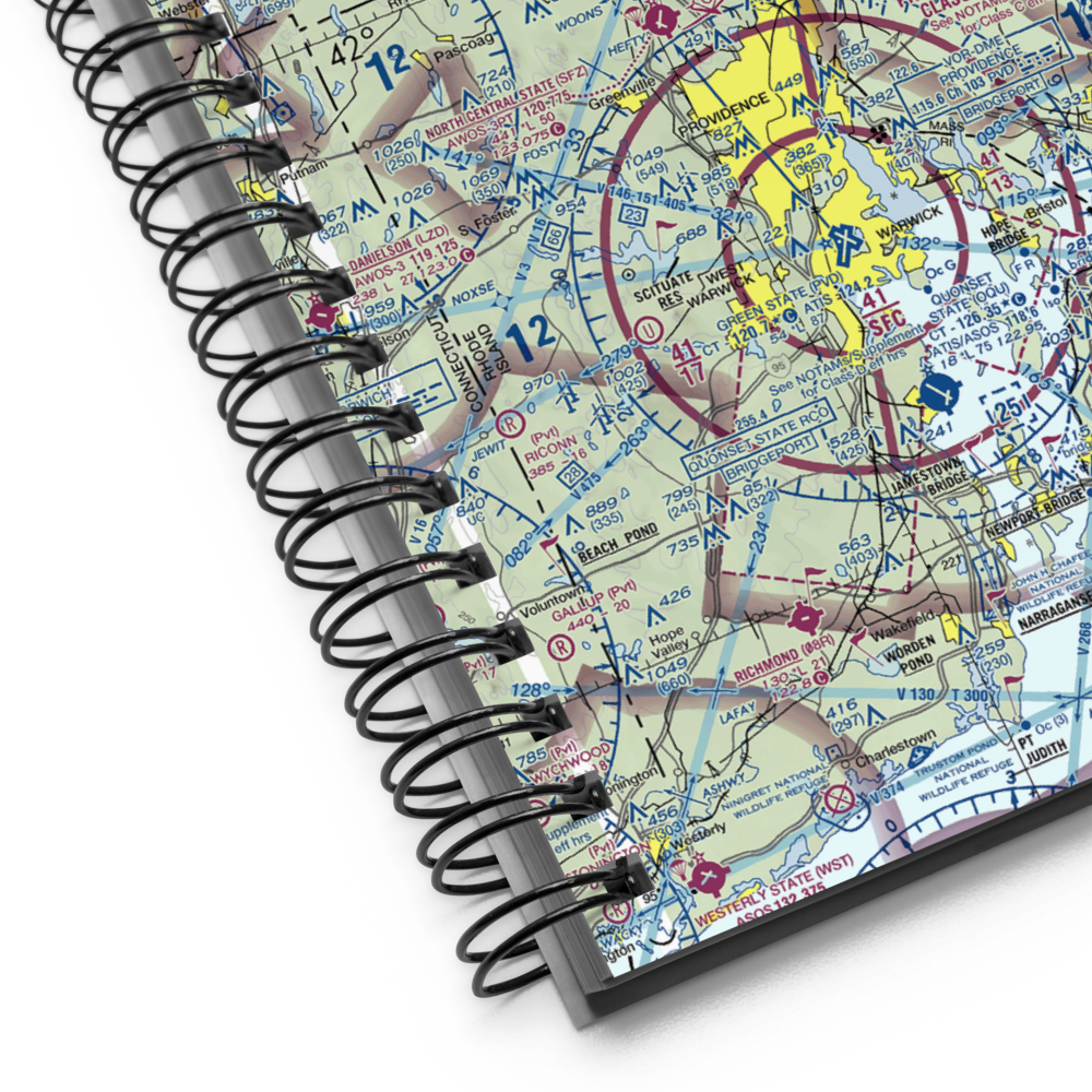 Falls Pond Seaplane Base (2MA7) VFR Sectional Notebook 
