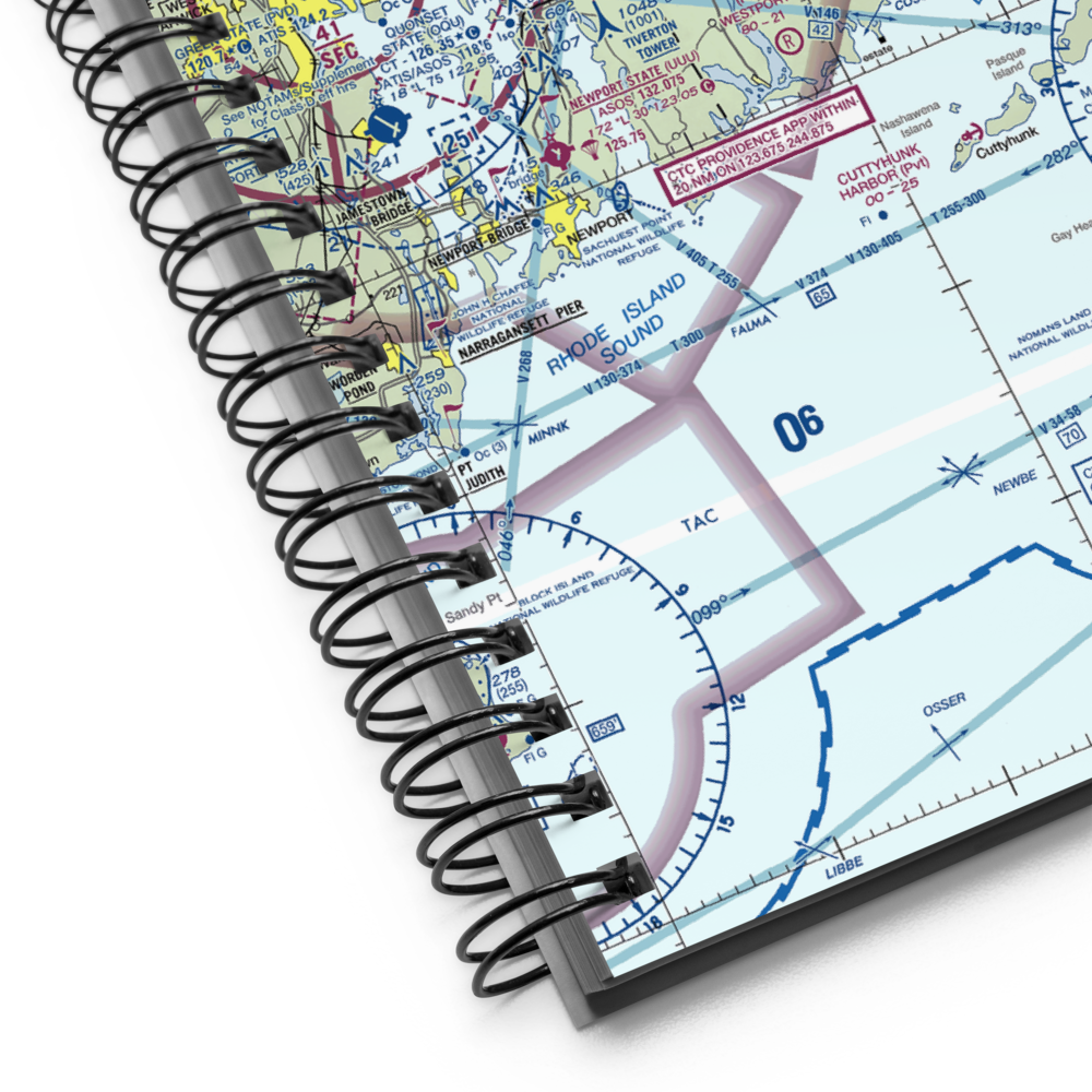 Flynns Noquochoke Seaplane Base (2MA6) VFR Sectional Notebook 