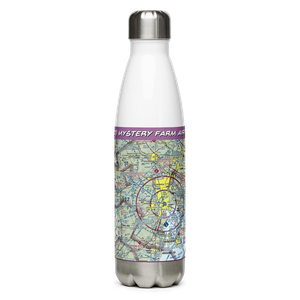Mystery Farm Airport (RI20) VFR Sectional Water Bottle
