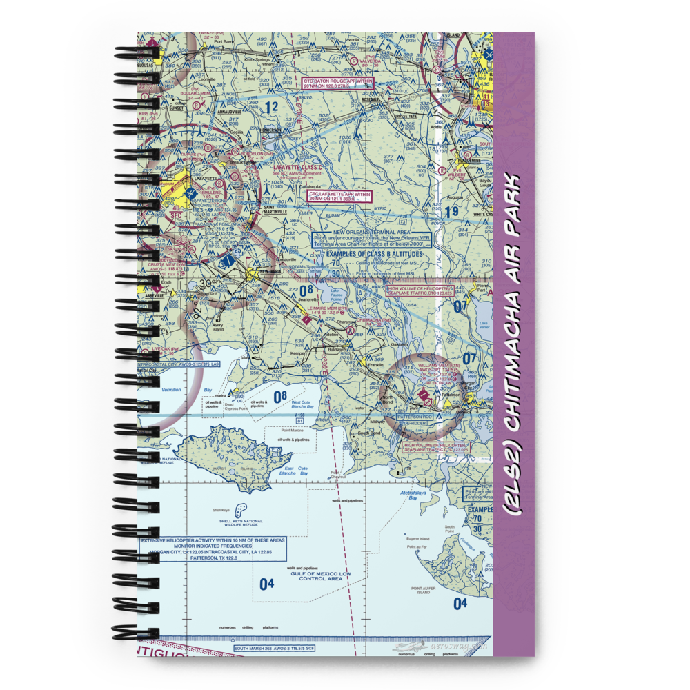 Chitimacha Air Park (2LS2) VFR Sectional Notebook 