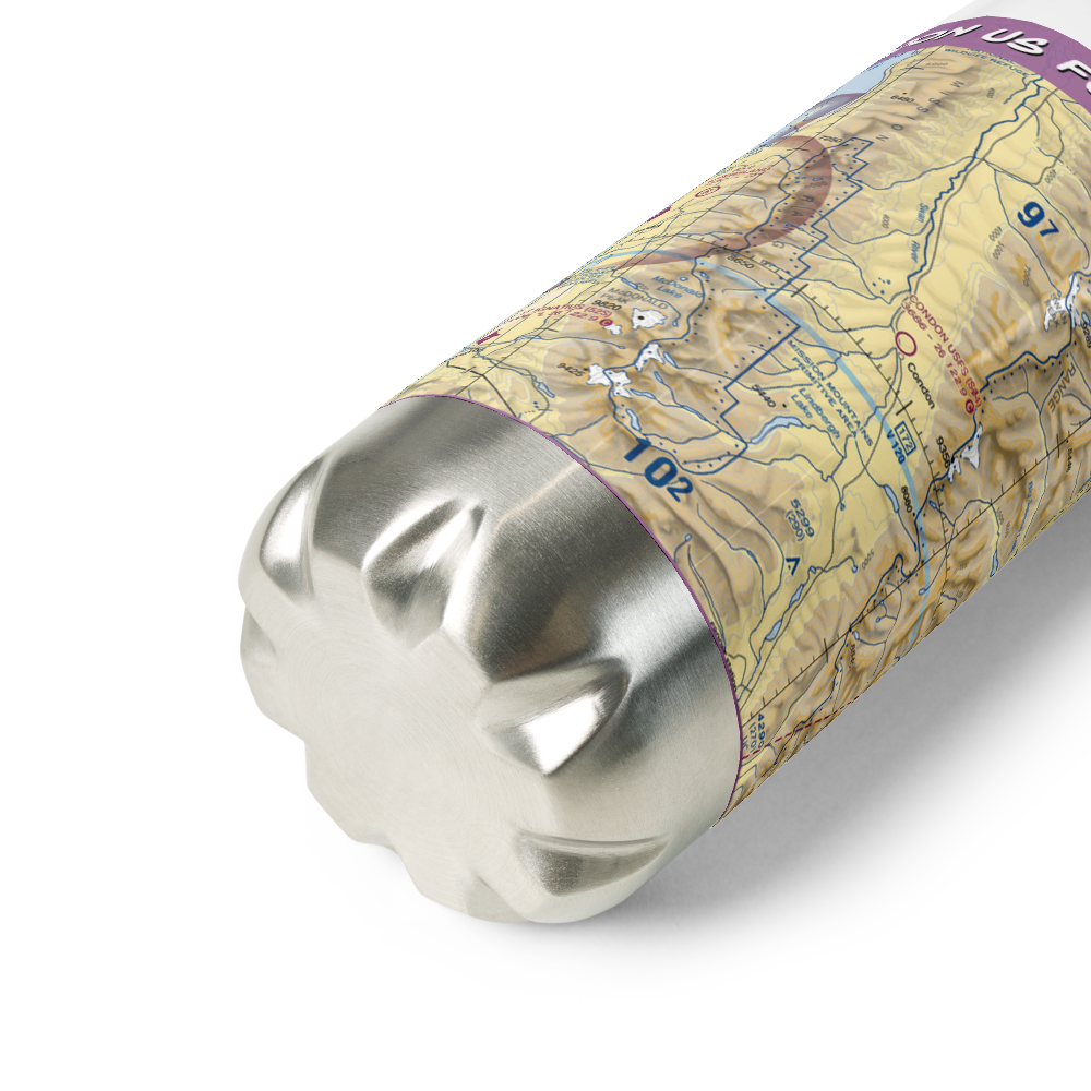 Condon US Forest Service Airport (S04) VFR Sectional Water Bottle 