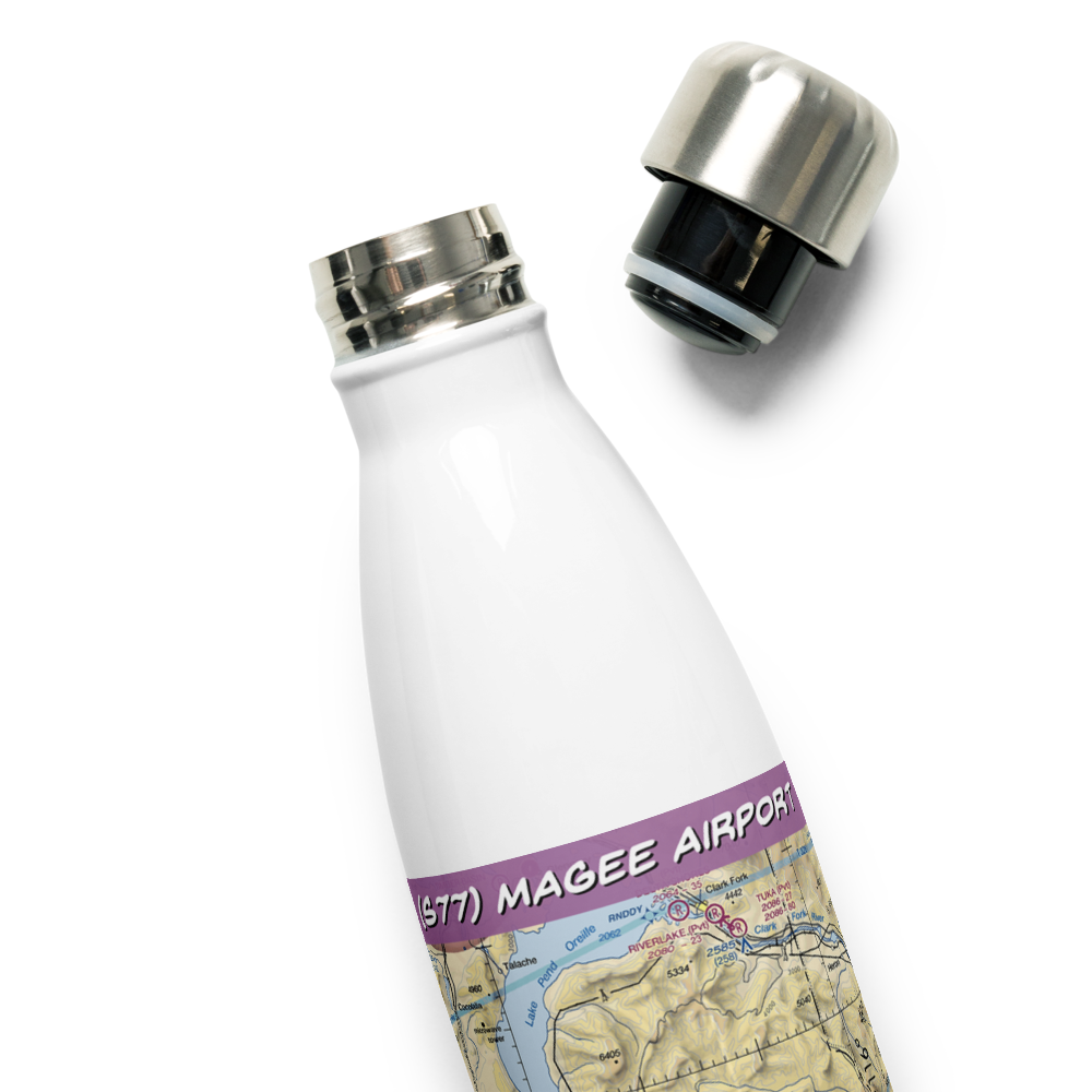 Magee Airport (S77) VFR Sectional Water Bottle 