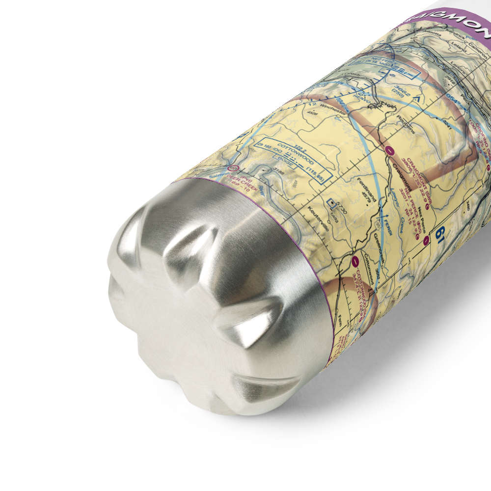 Craigmont Municipal Airport (S89) VFR Sectional Water Bottle 
