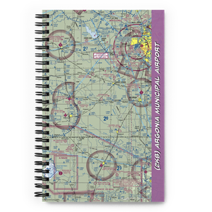 Argonia Municipal Airport (2K8) VFR Sectional Notebook