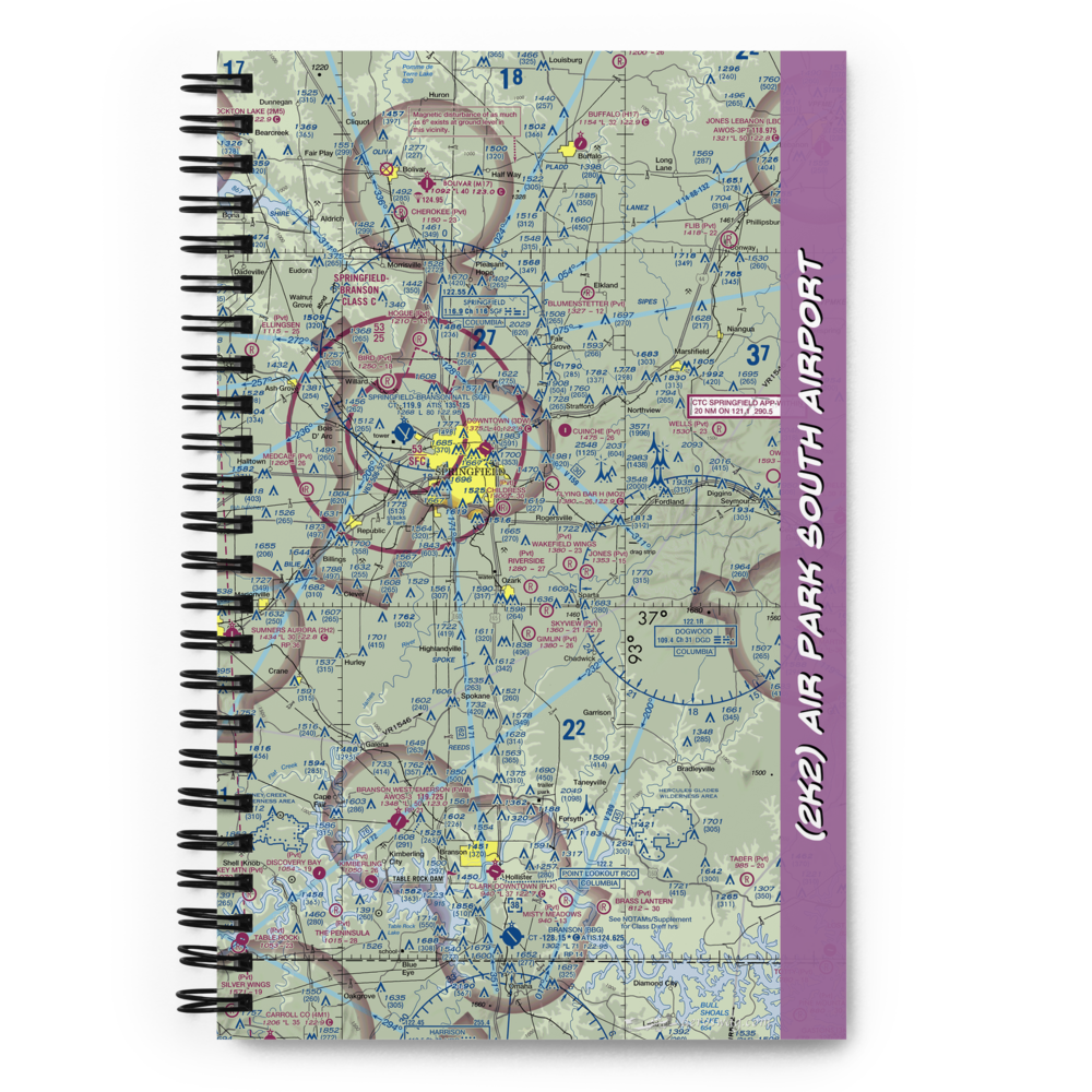 Air Park South Airport (2K2) VFR Sectional Notebook 
