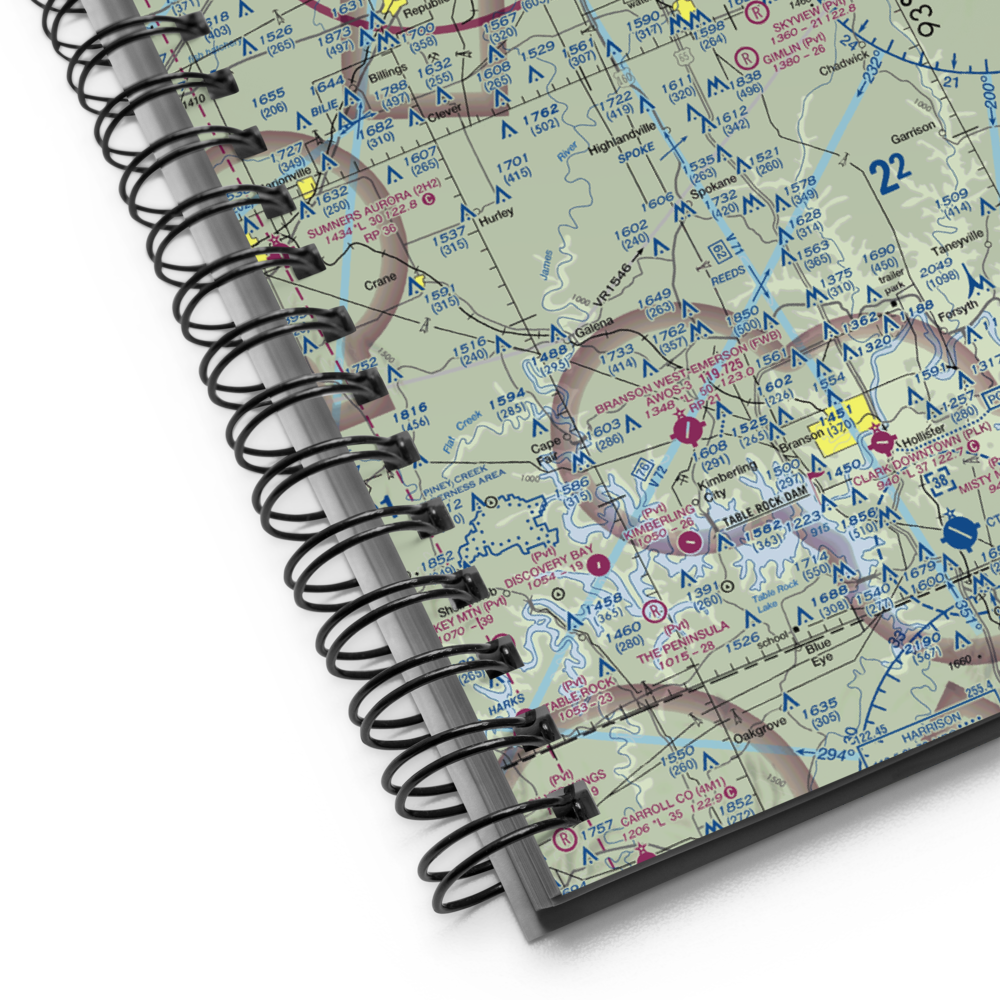 Air Park South Airport (2K2) VFR Sectional Notebook 