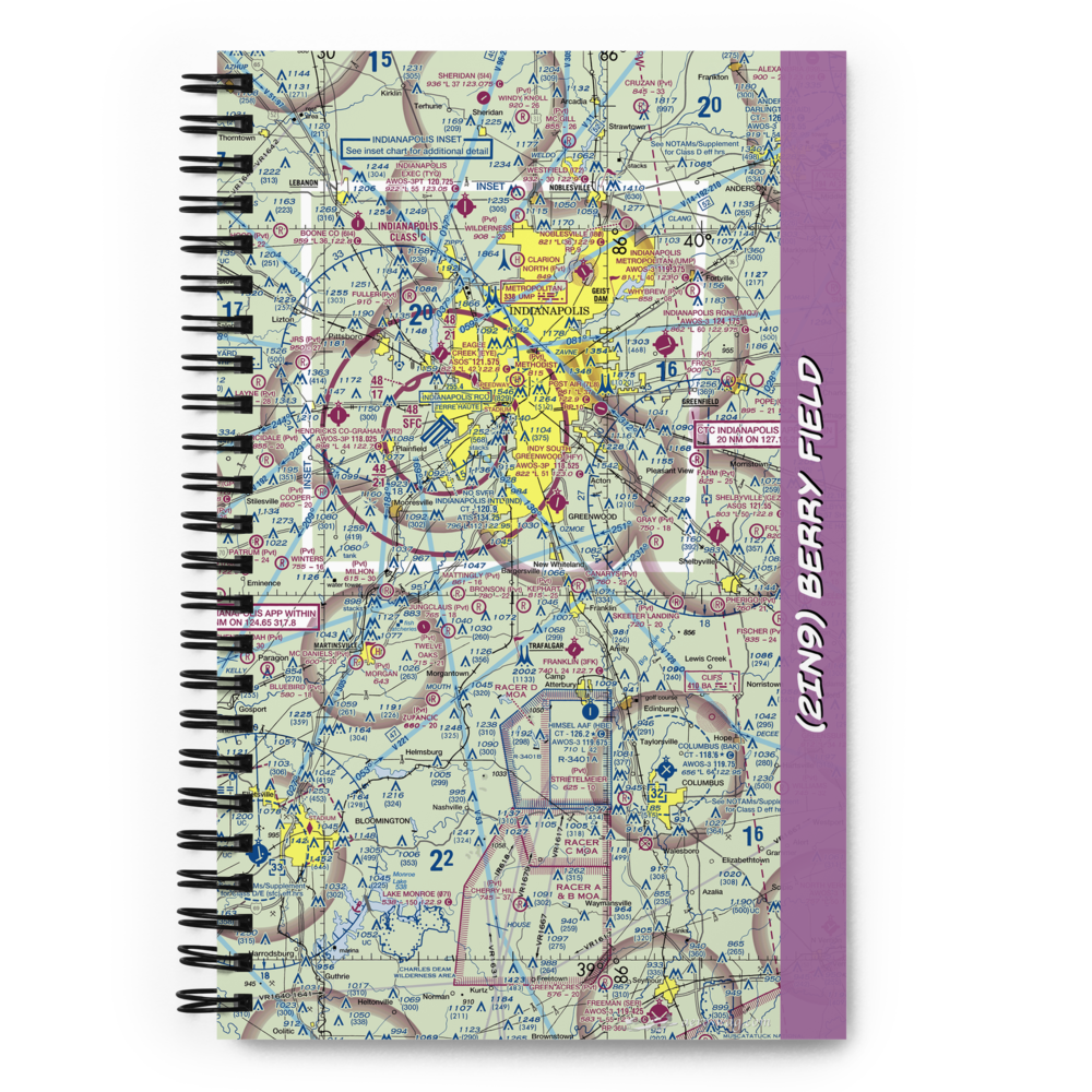 Berry Field (2IN9) VFR Sectional Notebook 