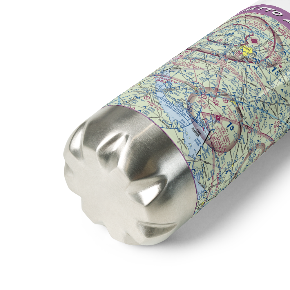 Palmetto Air Plantation Airport (SC41) VFR Sectional Water Bottle 