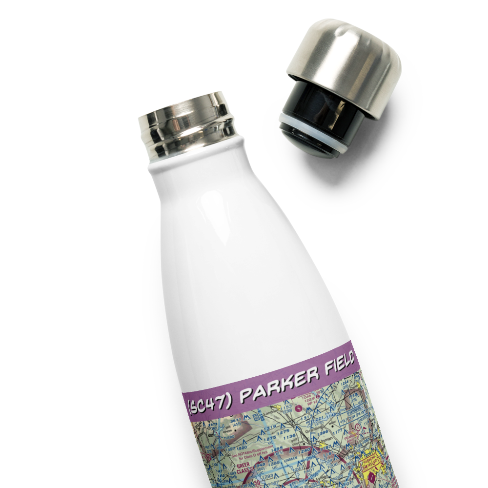 Parker Field (SC47) VFR Sectional Water Bottle 