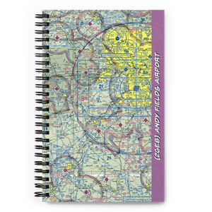 Andy Fields Airport (2GE8) VFR Sectional Notebook