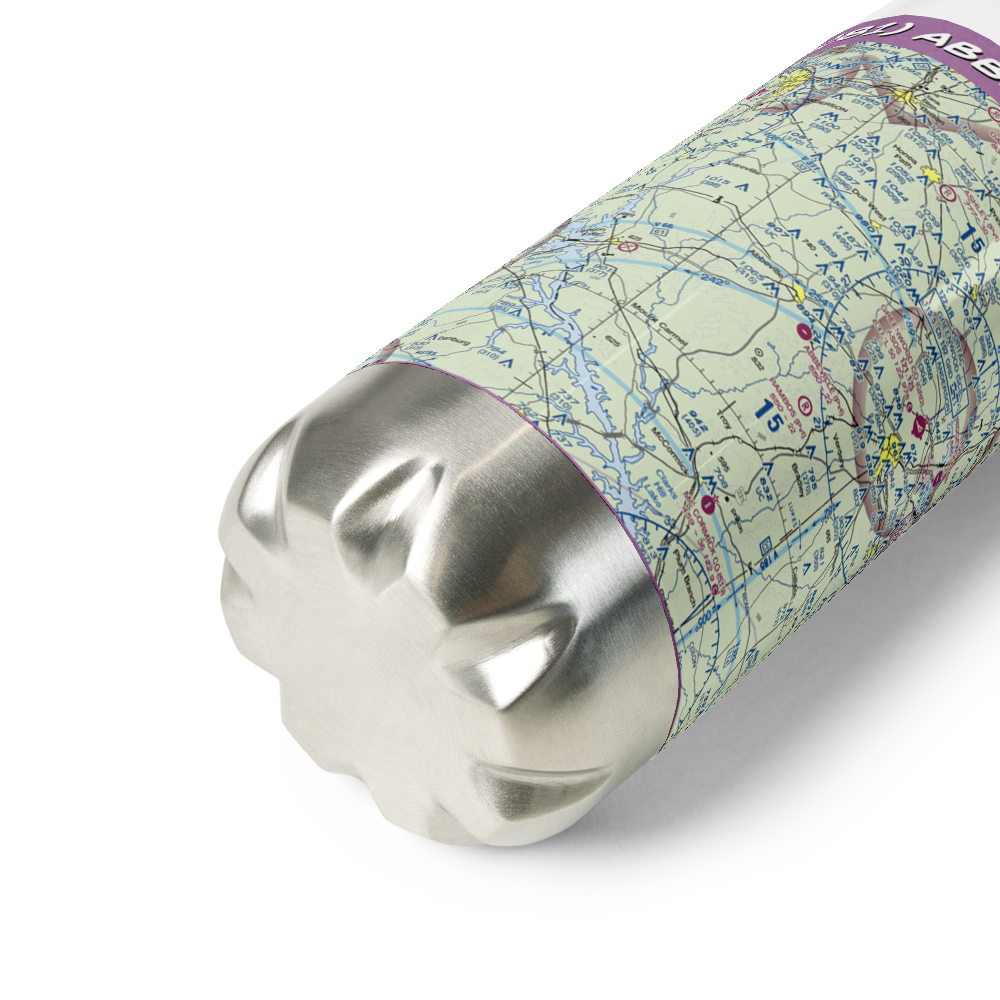 Abbeville Airport (SC81) VFR Sectional Water Bottle 