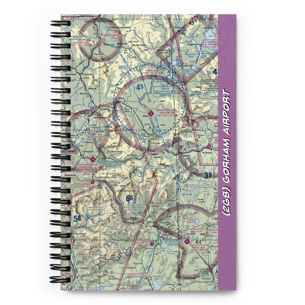 Gorham Airport (2G8) VFR Sectional Notebook 