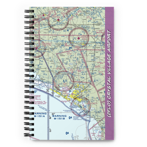 Crystal Village Airport (2FL0) VFR Sectional Notebook