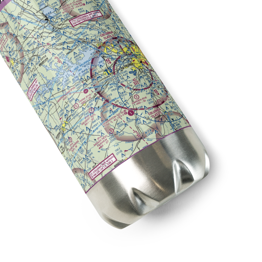 Whiteplains Airport (9SC) VFR Sectional Water Bottle 