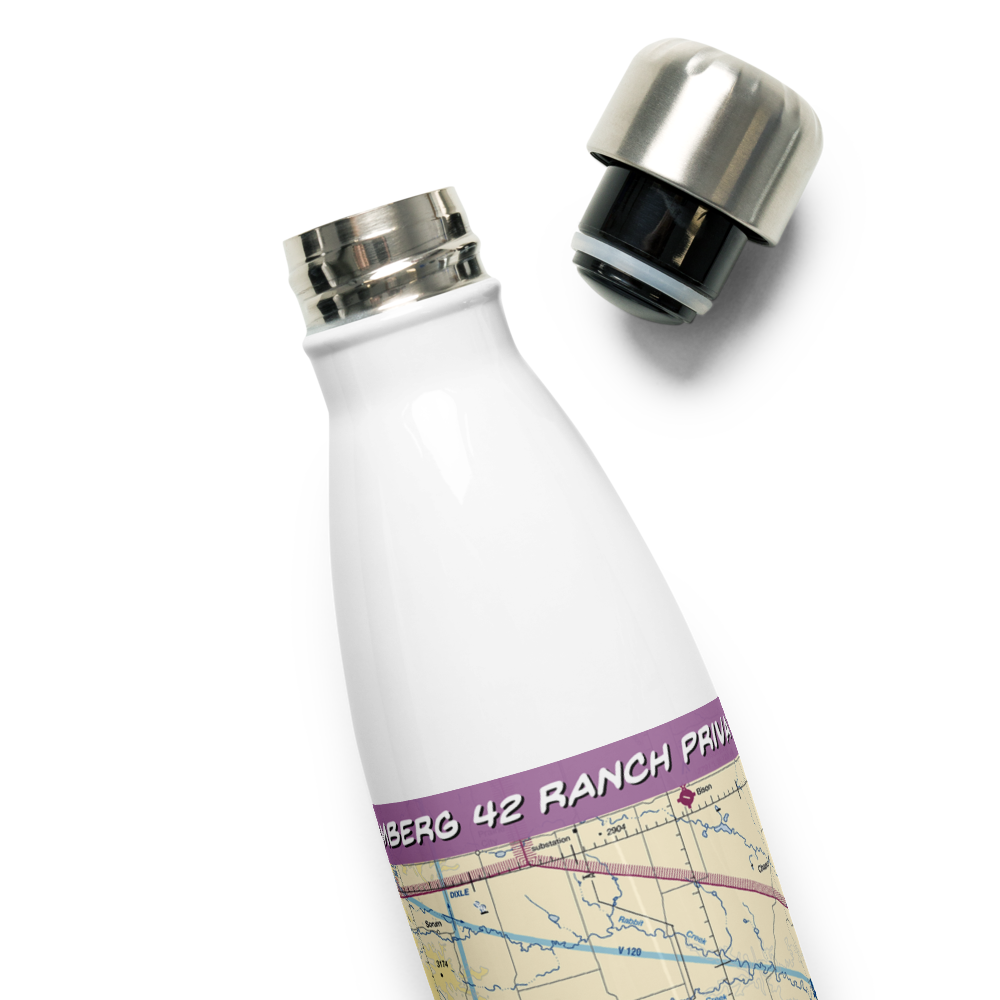 Blomberg 42 Ranch Private Airport (SD48) VFR Sectional Water Bottle 