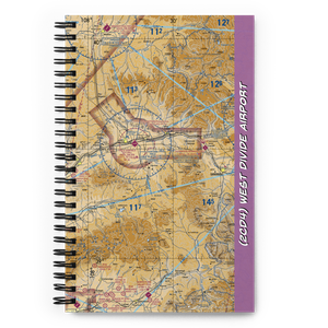West Divide Airport (2CD4) VFR Sectional Notebook