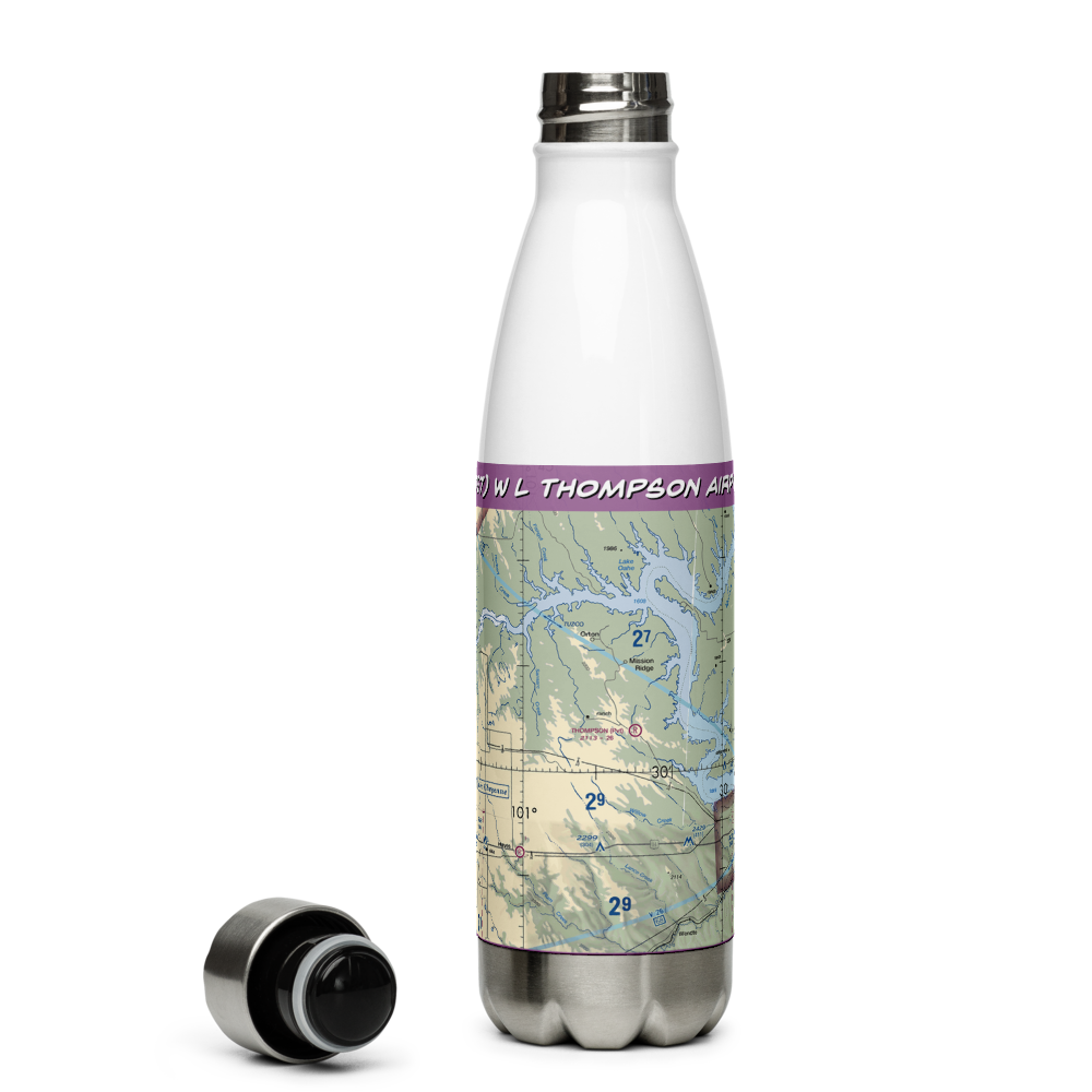 W L Thompson Airport (SD57) VFR Sectional Water Bottle 