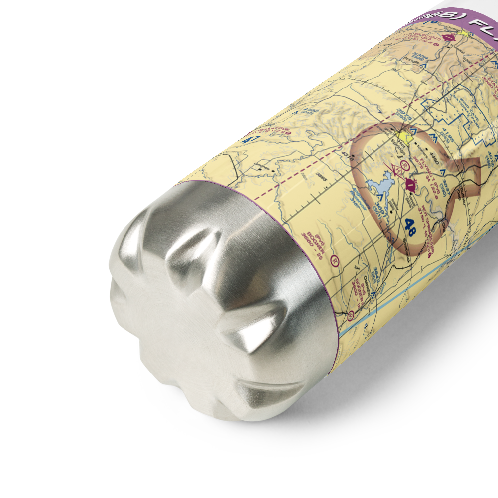Flying T Airport (SD68) VFR Sectional Water Bottle 