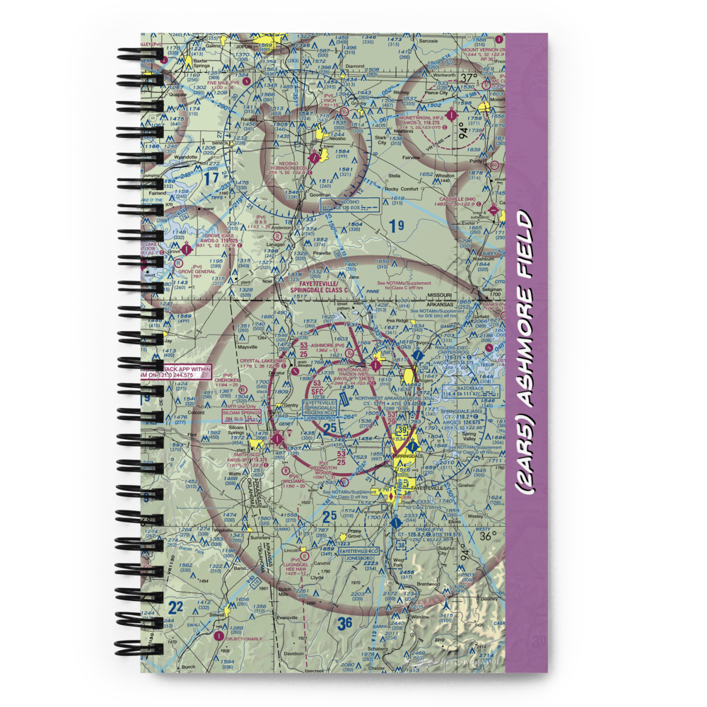 Ashmore Field (2AR5) VFR Sectional Notebook 