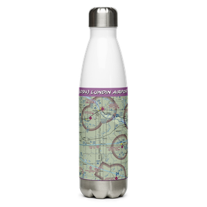 Lundin Airport (SD94) VFR Sectional Water Bottle