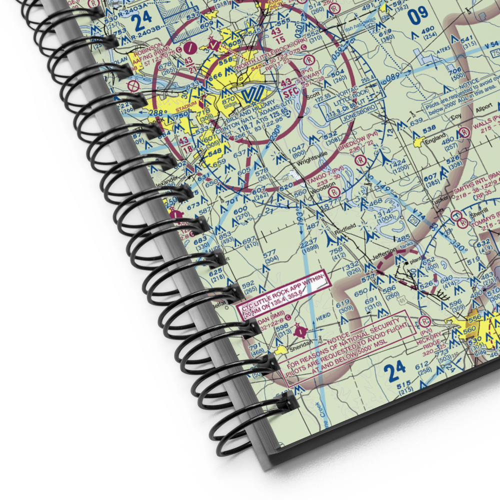 Bully Henry Airport (2AR0) VFR Sectional Notebook 