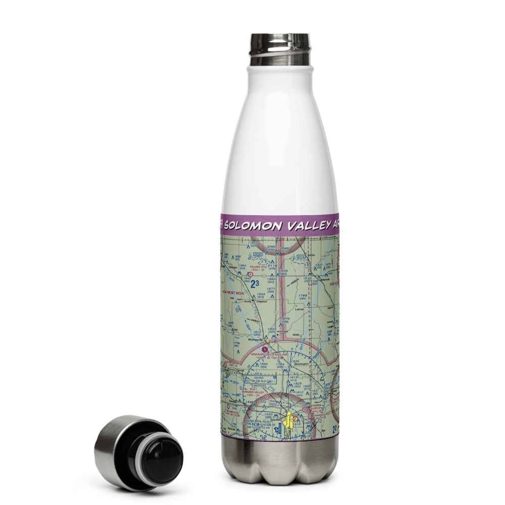 Solomon Valley Airpark (SN09) VFR Sectional Water Bottle 