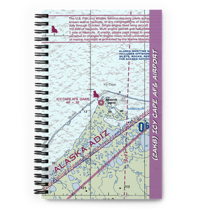 Icy Cape Afs Airport (2AK8) VFR Sectional Notebook
