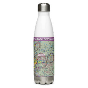 Brady-Pippin Airport (SN20) VFR Sectional Water Bottle