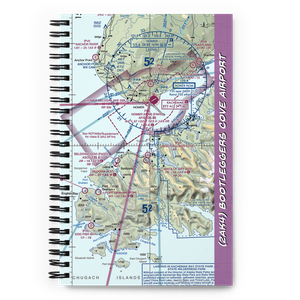 Bootleggers Cove Airport (2AK4) VFR Sectional Notebook