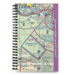 Clear Creek Airport (2AK2) VFR Sectional Notebook
