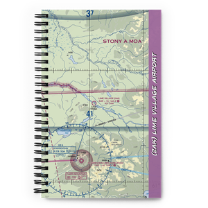 Lime Village Airport (2AK) VFR Sectional Notebook
