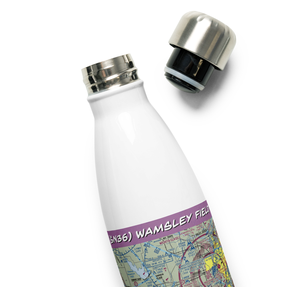 Wamsley Field (SN36) VFR Sectional Water Bottle 